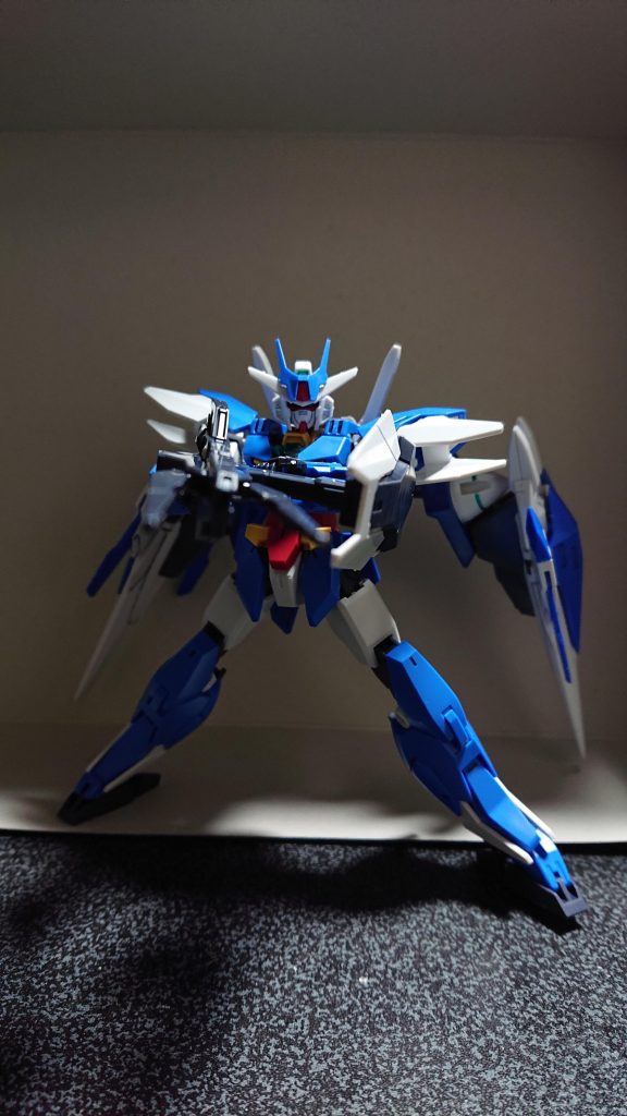 チャージショット
GN粒子で供給してるからビームライフルも出力上がってるはず！
トランザムできたら尚更かも