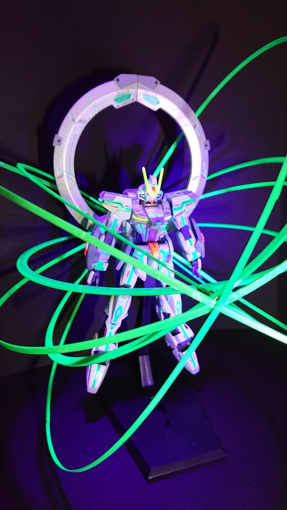 ブラックライト照射時。