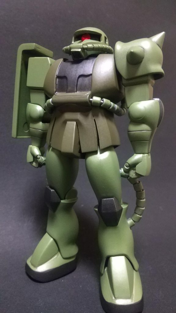 使用色はクレオスRLMライトグリーンとオリーブドラブにそれぞれメタリックを混ぜて、重量感を出せるかな?のテスト筋肉質ならぬ金属質が出せた気がします