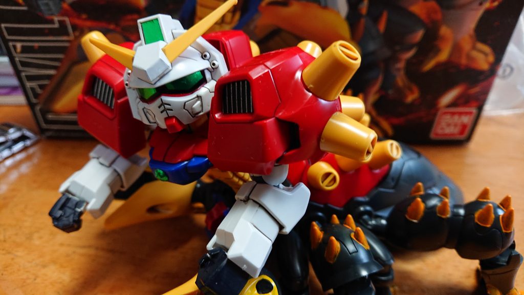 ちなみにこれが改造前のデビルガンダムの顔…ちょっとは良くなったんじゃないかなぁ～と😅