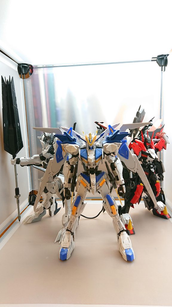 月牙隊団長 バルバトスヴォルフ剛血武闘団団長 グシオン黒鉄白天騎士団団長 バエルアンギル世界を守りし戦士の団長機がここに揃う!