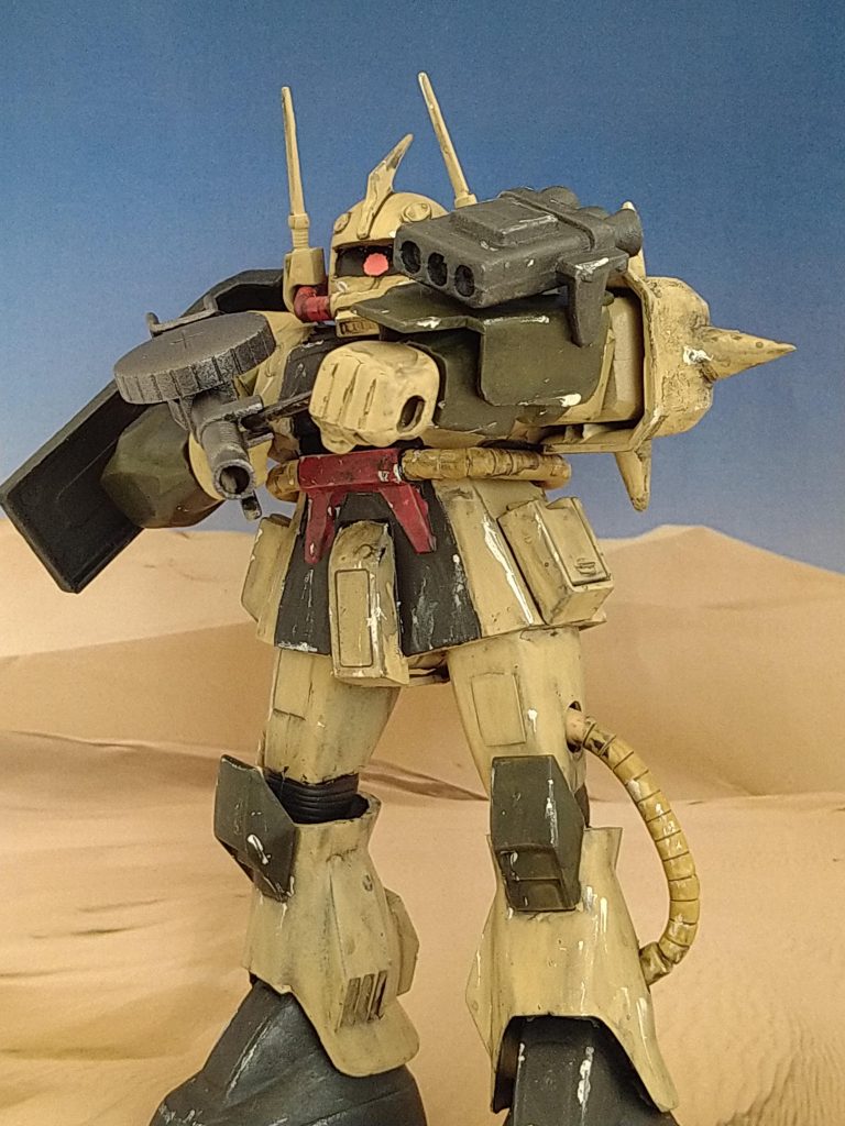 背景を砂漠にして