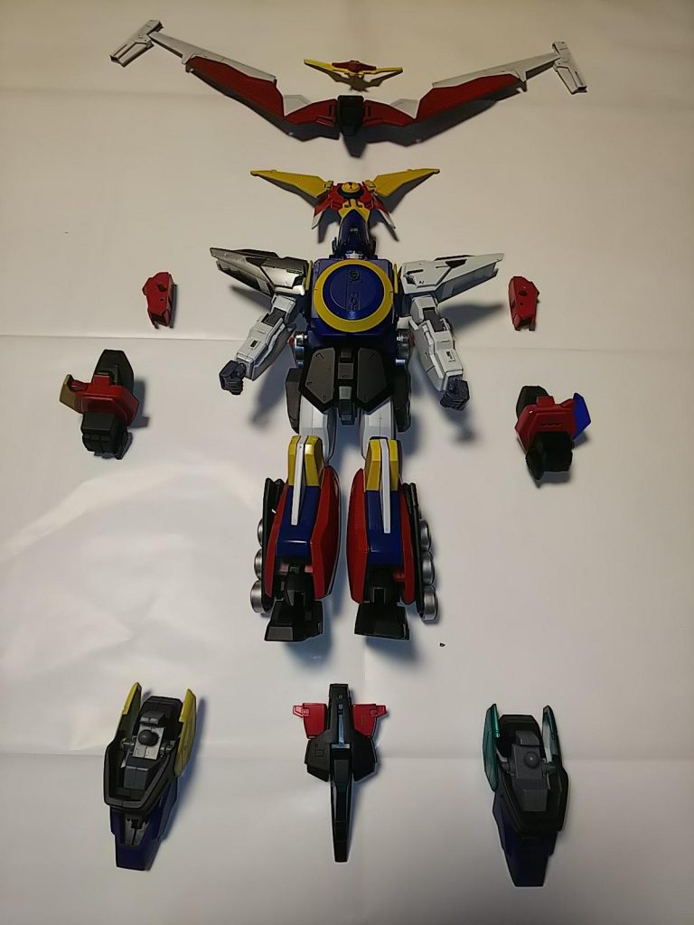 勇者ガンダム（仮）がグレート合体するシーン