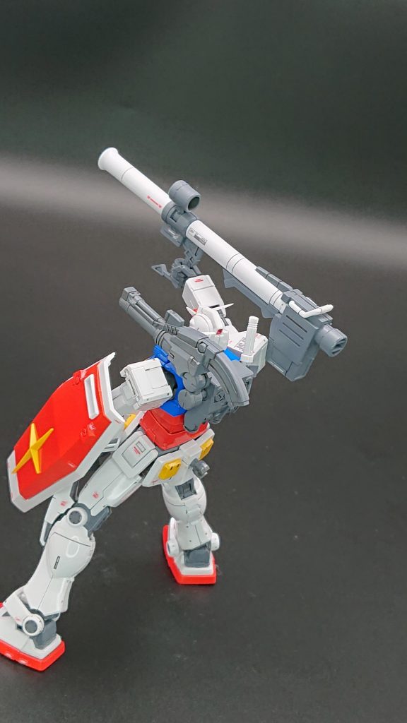 斜め上からのバックショットショルダーキャノンが、決まってますね！ 