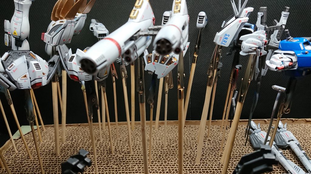 クリヤーコートの準備を。