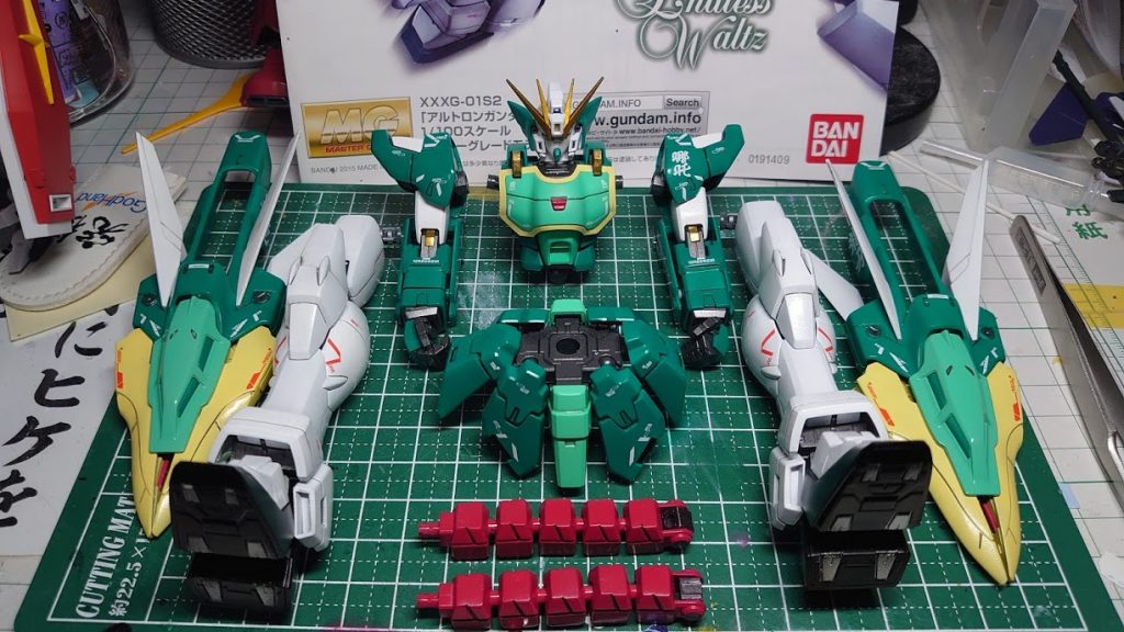 組み上げ前の記念に1枚。