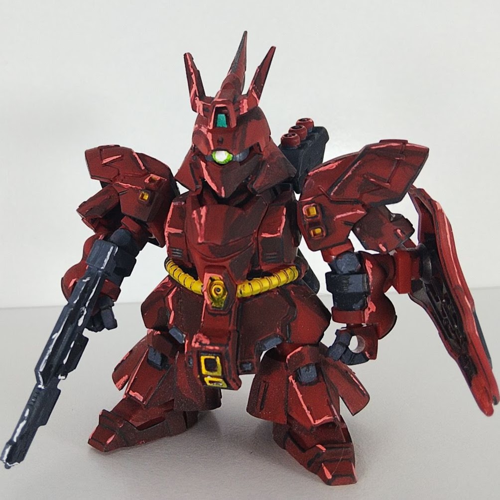 イラスト風模型 食玩ガンダムマイクロウォーズ サザビー Tktさんのガンプラ作品 Gunsta ガンスタ