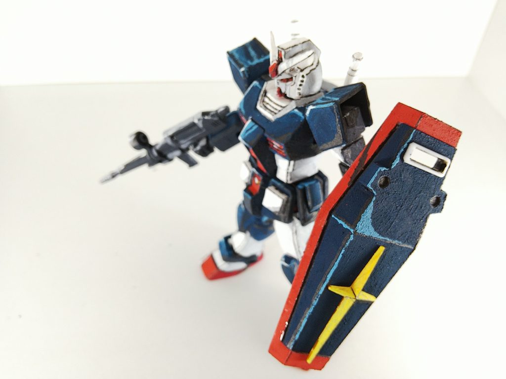 【イラスト風模型】エントリーグレード　ガンダムプロトタイプカラー–4枚目/制作者：tkt