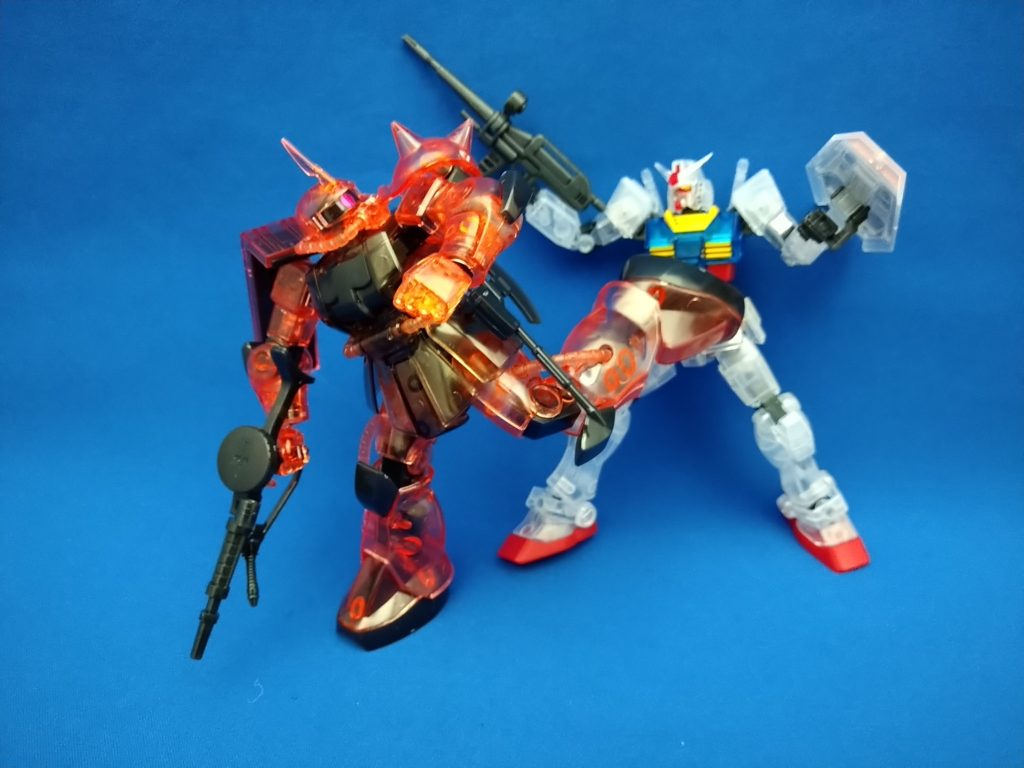 ガンダムと対決
