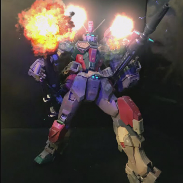 MG バスターガンダム　りかちゃん専用機仕様　ぶちかますぜ( ^ω^ )