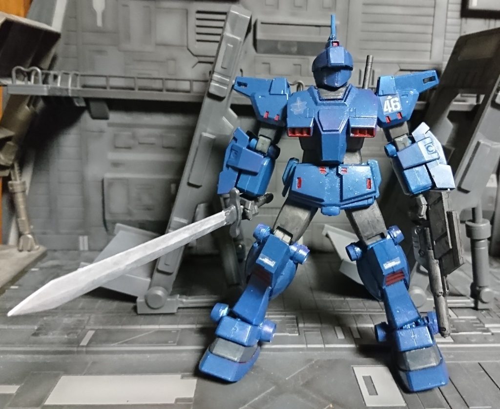 アンテナは折れやすかったのでＺ武器セットのビームピストルを切り貼りして太いものに　