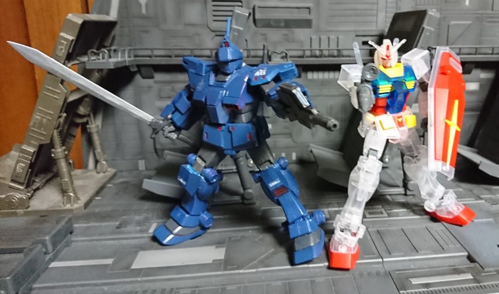 ＥＧクリア（クジのやつ）のガンダムと並べて