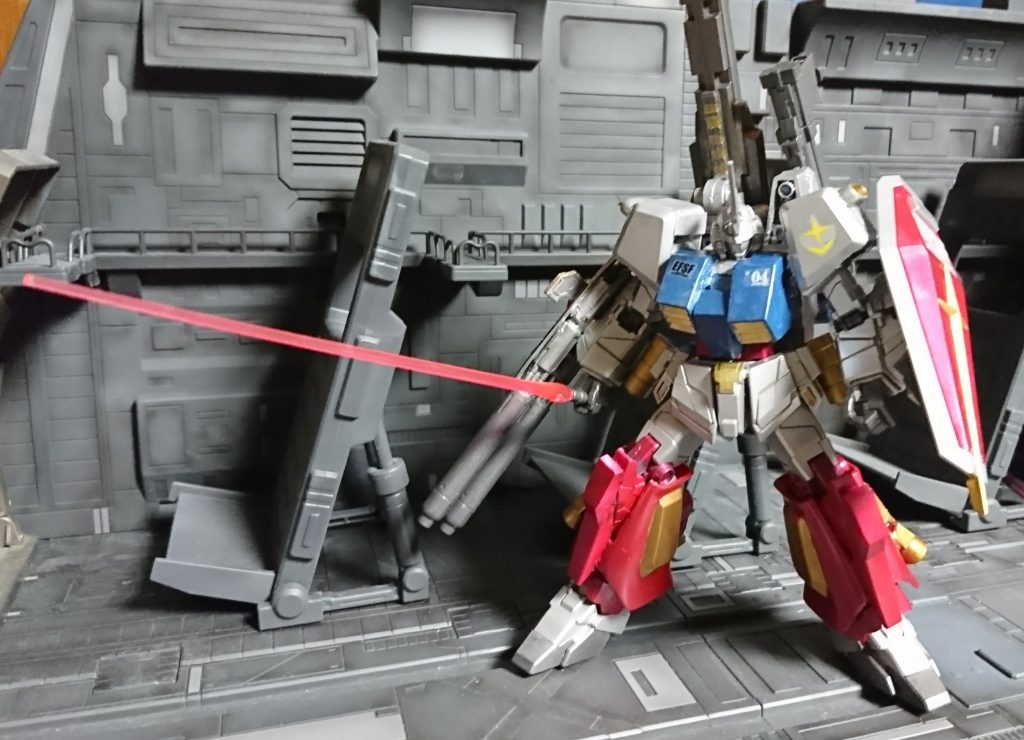 いつものMGの長いサーベル刃