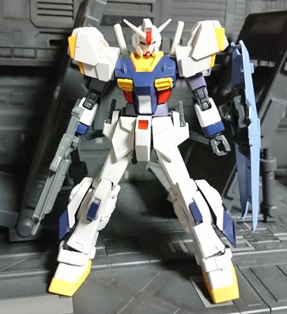 塗装前　これはこれで良いけど蒼くしたかった・・・・('ω')