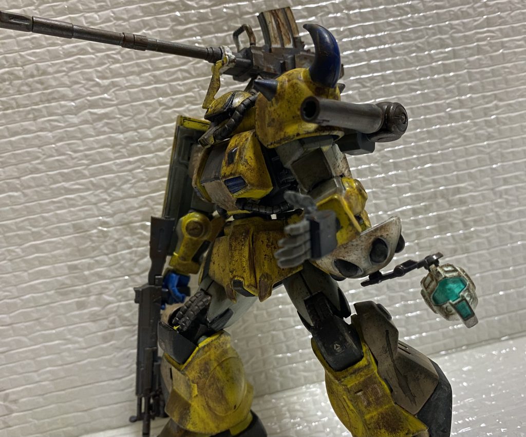 ジムの生首はターゲットを仕留めた証として飾り付けるという設定