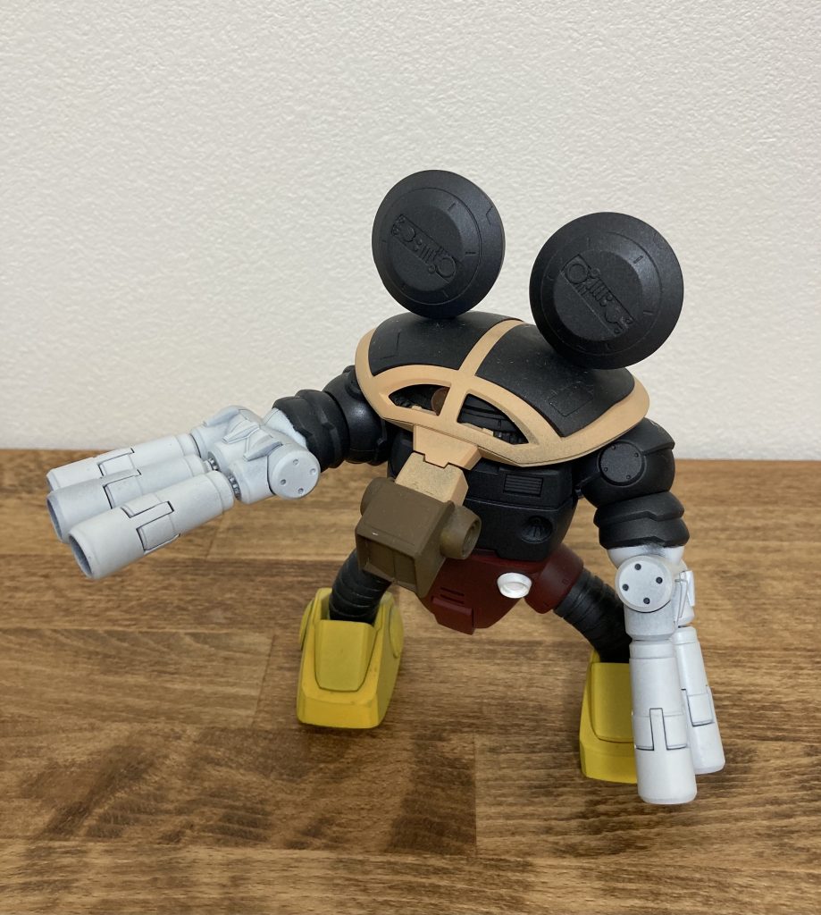 ミッキーの手袋がイカしますね！