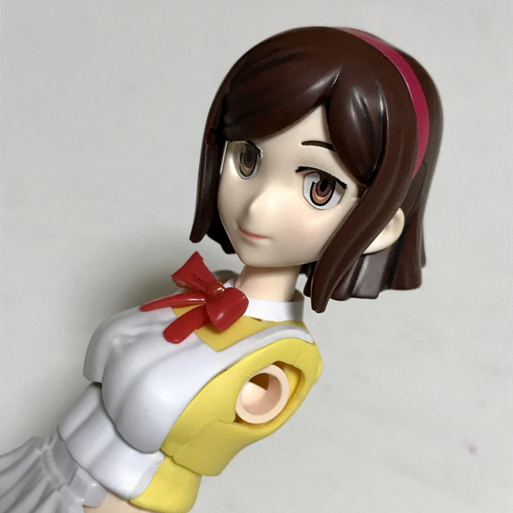 とても美人さんです。メガネ無しで仕上げようかなと思っていたら…