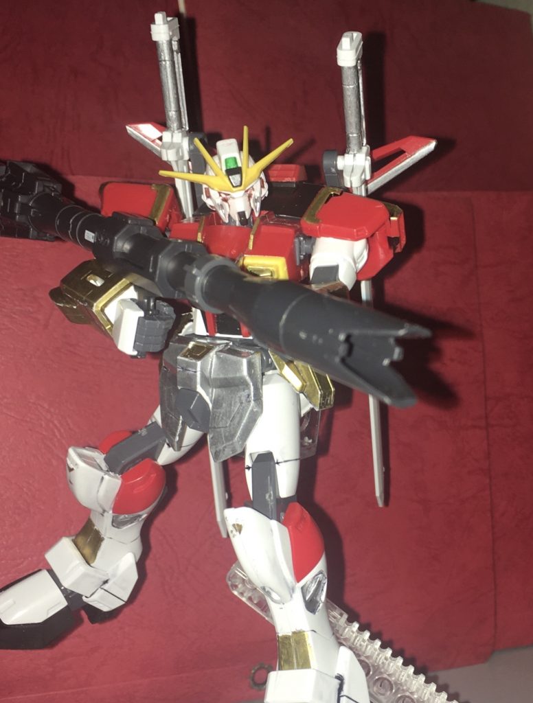 なんとなくバズーカを持たせてみました。ミネルバ側の換装準備に時間がかかり、とりあえずバズーカを射出してもらった、、、みたいな滅多にない状況をイメージしました（！？）。