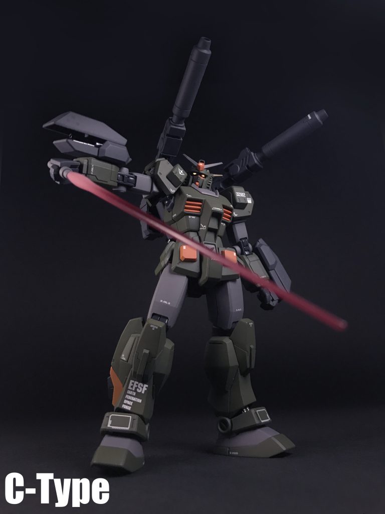 キャノンタイプです。NT1(アレックス)と6号機(マドロック)を模しています。いわゆる砲撃仕様です。