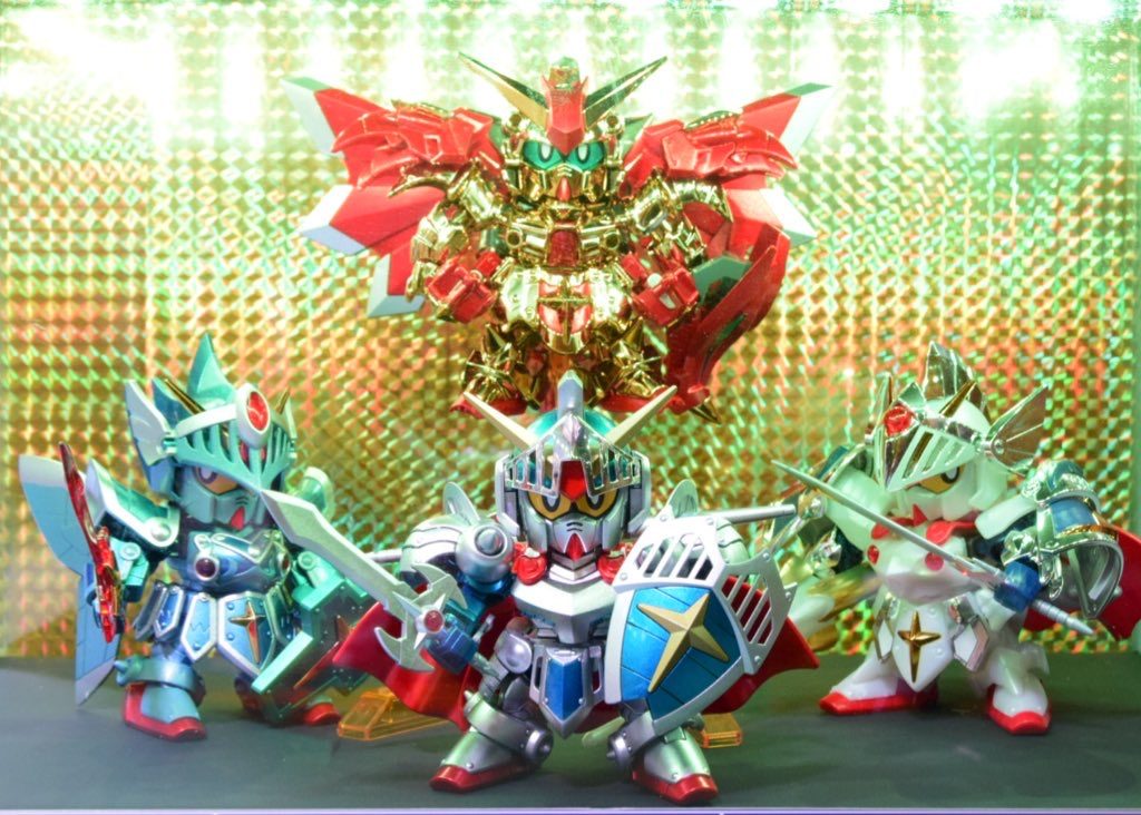 SD、武者、騎士ガンダムは自分がガンダム好きになった原点なので目一杯の好きを込めて作りました❗️今出来る全てを込めた集大成です‼️😊