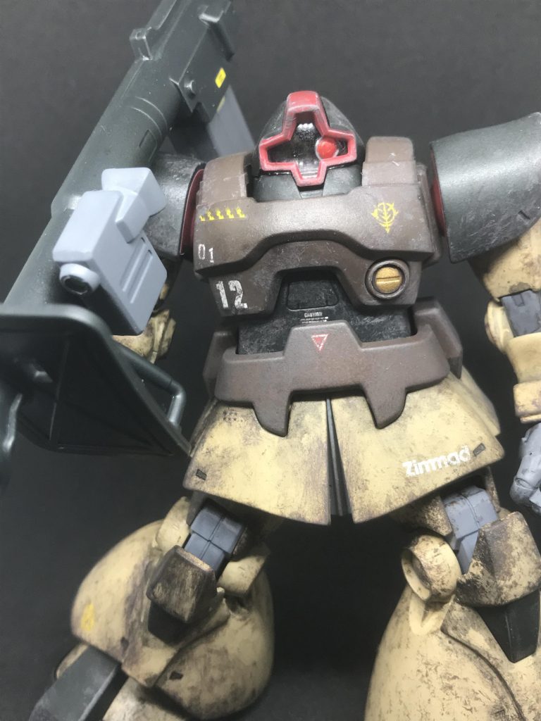 しっかりウェザリングするのは初めてだったので見様見真似で頑張ってみました。これは楽しい。ついついやり過ぎてしまいました。