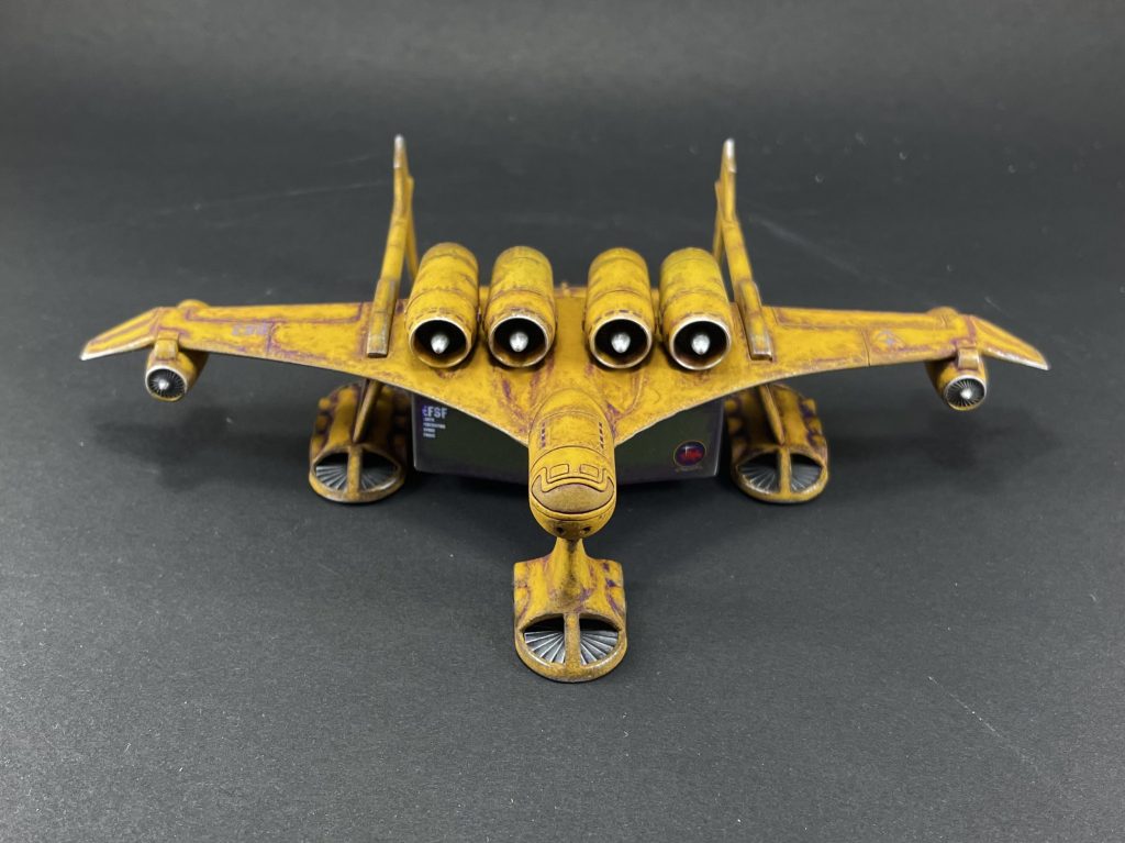 正面からです。無改造ですが、旧キットとは思えない良い造形です。