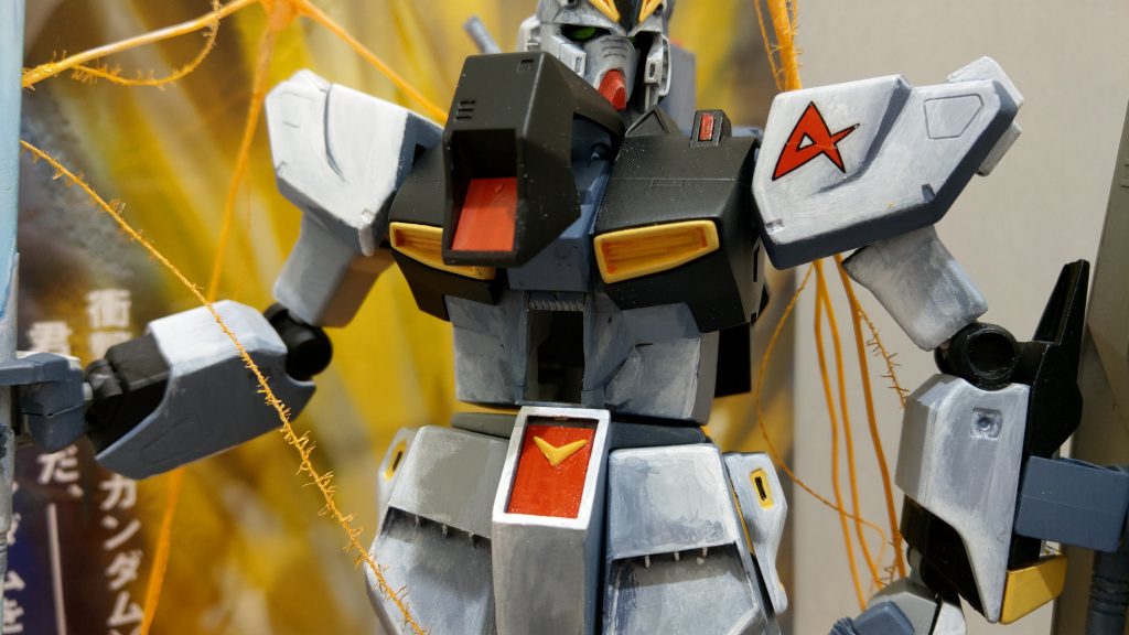 ここまで出来て、アムロ入れるの忘れてた事に気付く・・( ノД`)…