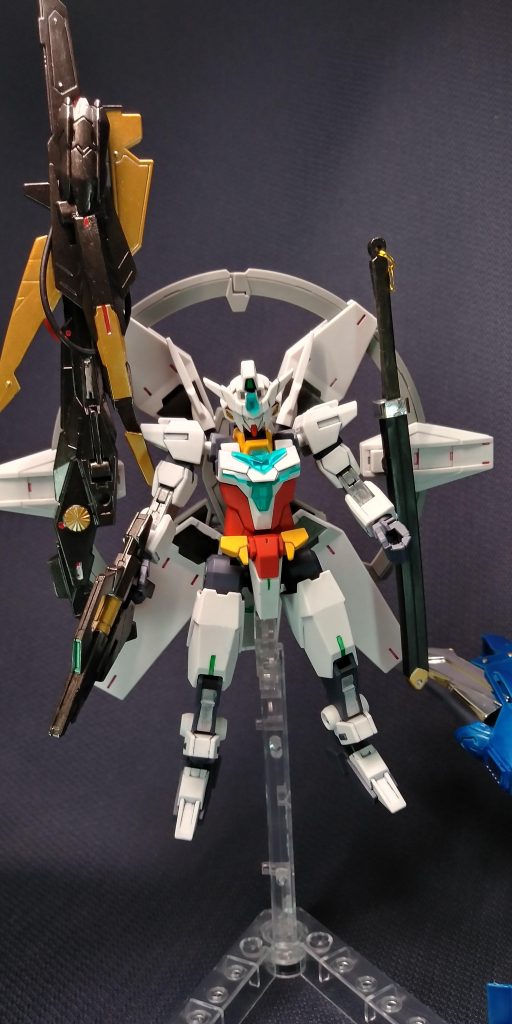 コアガンダムはあまり改造せずに武装追加のみです。