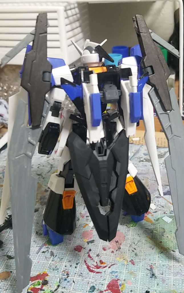 胴体はAGEFX後翼はライトニングバックウェポンシステムmk-3を使用ビームライフルはハイドラガンダム