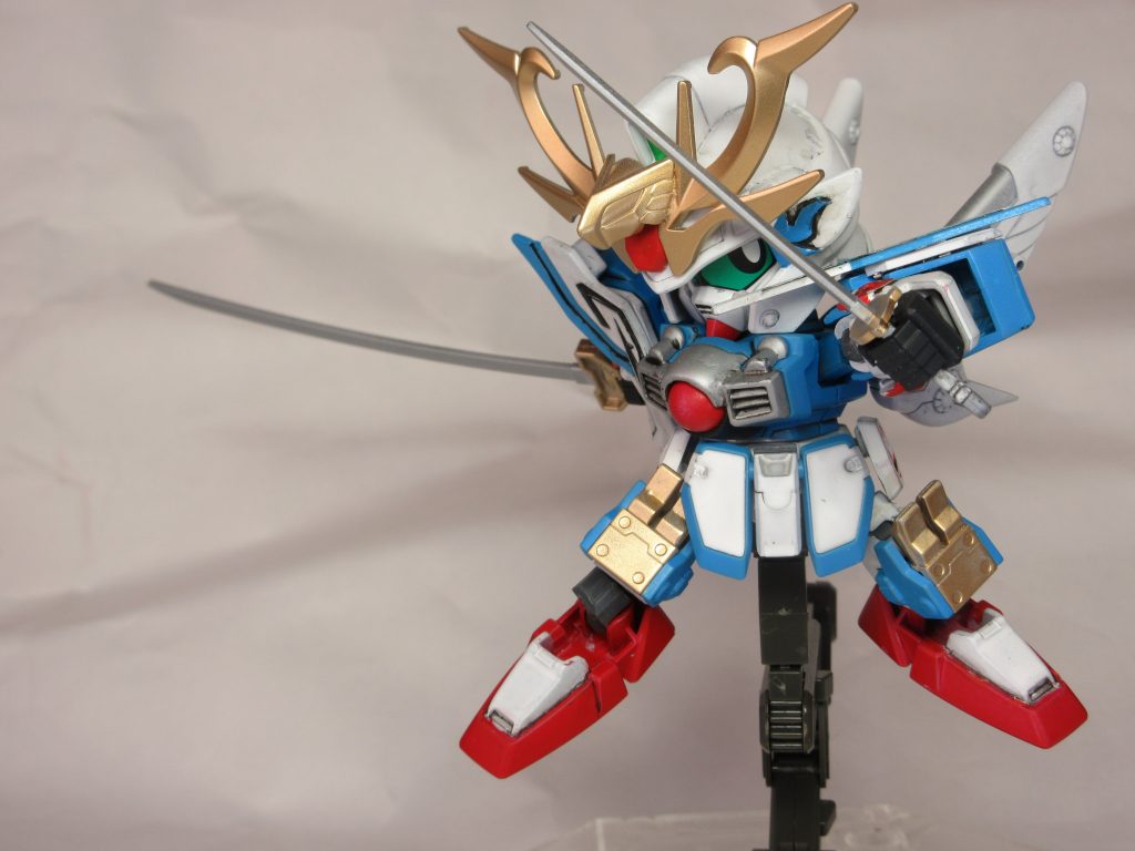 伯父の飛駆鳥の長刀、父の號斗丸の二刀流を掛け合わせた剣術が得意…まだまだ修行不足で使いこなせていない 