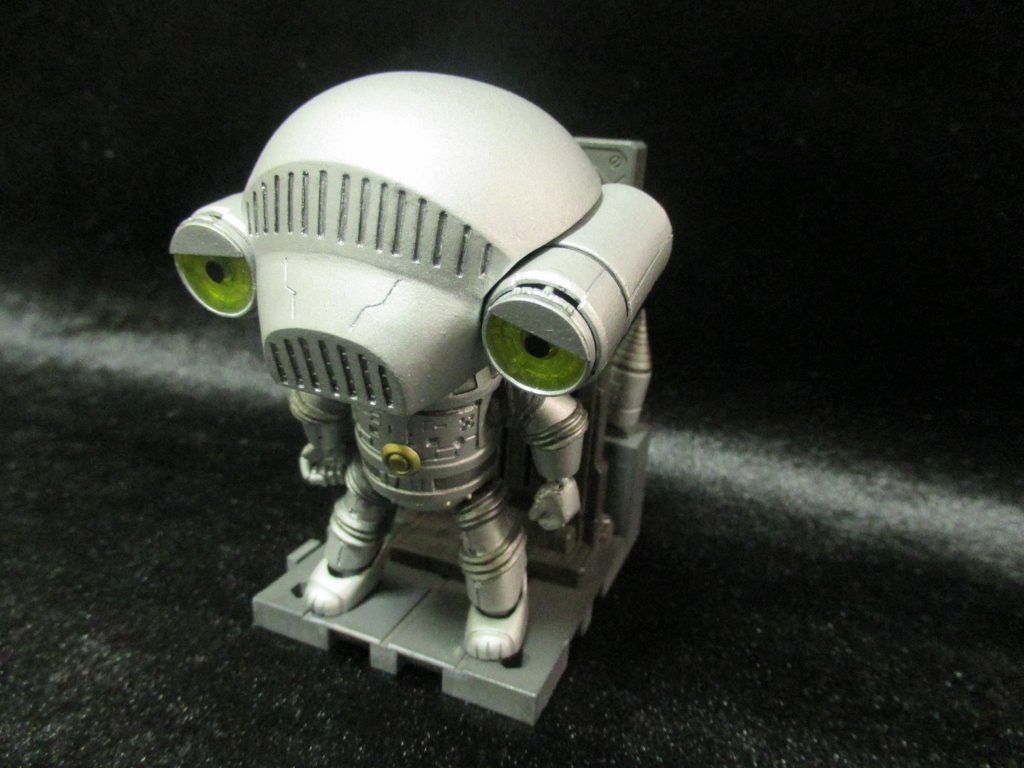 格納庫をイメージしたスタンドも製作。