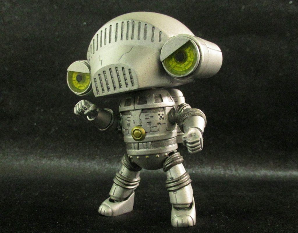 目のパーツは可動式なので、ノーマル時にもやる気モードにもできます♪