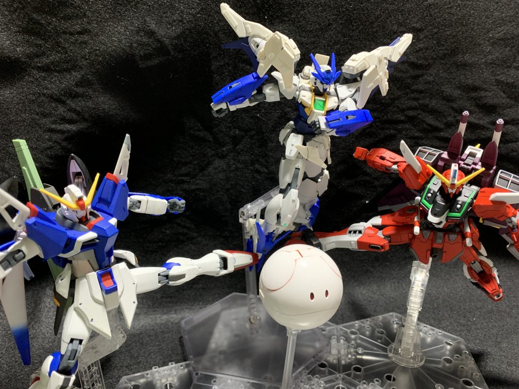 おまけ2超次元サッカー蹴りが得意な機体3機でトリプルシュート!