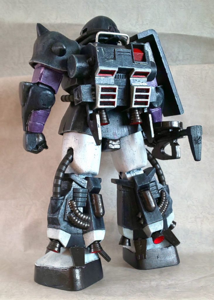 1/30 MS-06R ザクⅡ 三連星使用機 バブルキャストモデル 黒い三連星 1/30 バブルキャストモデル MS-06R ザクⅡ 黒い三連星使用機