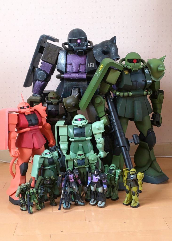 1/30バブルキャスト ザクⅡR型｜ごろーさんのガンプラ作品｜GUNSTA（ガンスタ）