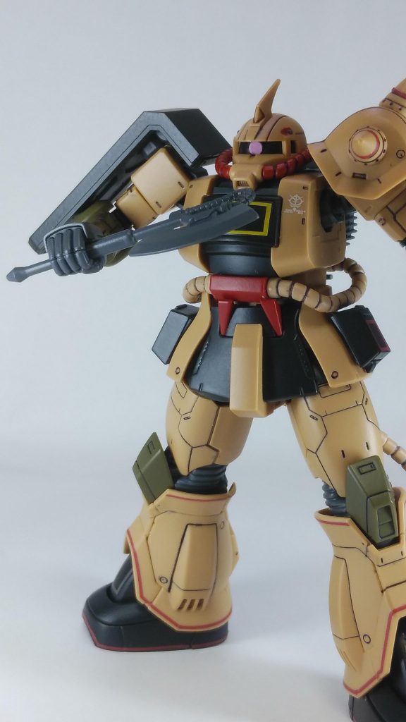 ヒート・ホークを構えたイメージです。