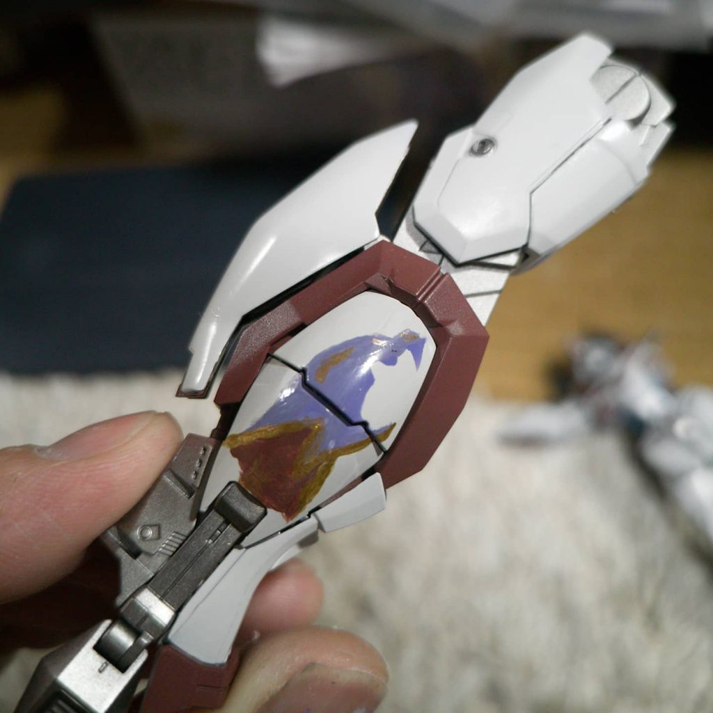 手書き模様。元ネタは斑鳩白