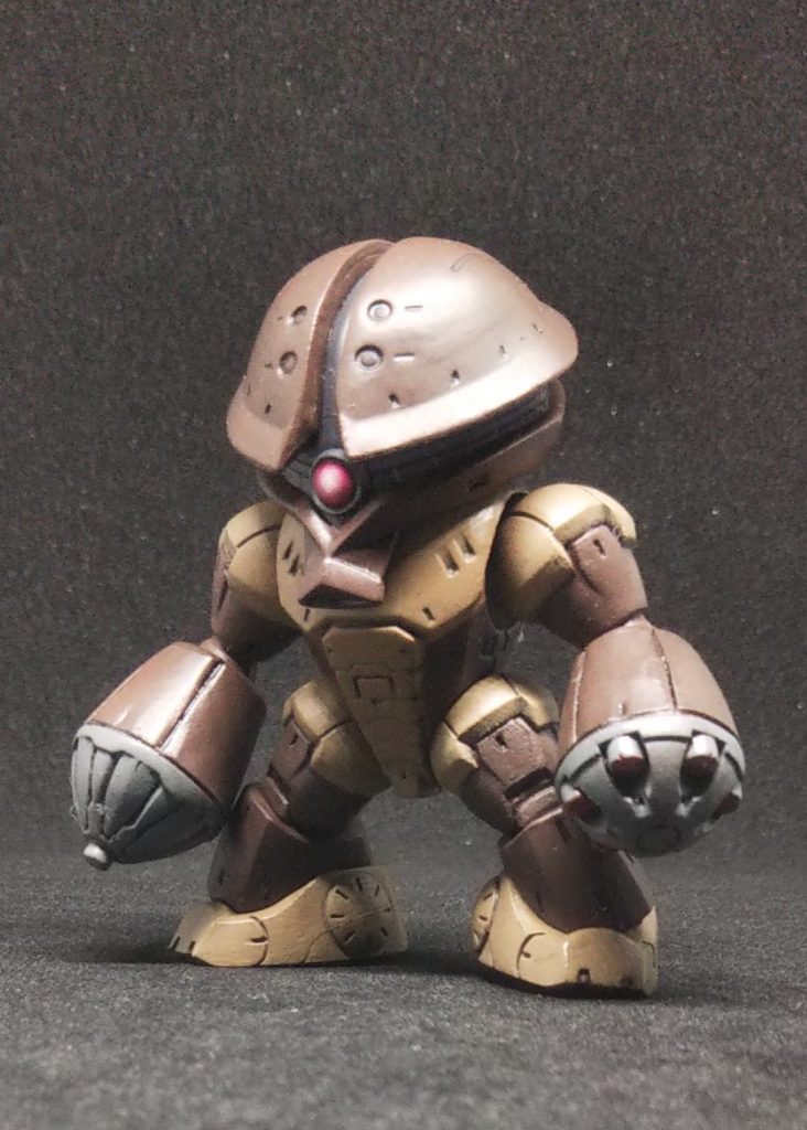 アッガイ。モノアイの塗りは密かなコダワリ。