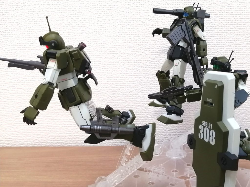 これはなんか格好悪い。ポージング苦手です