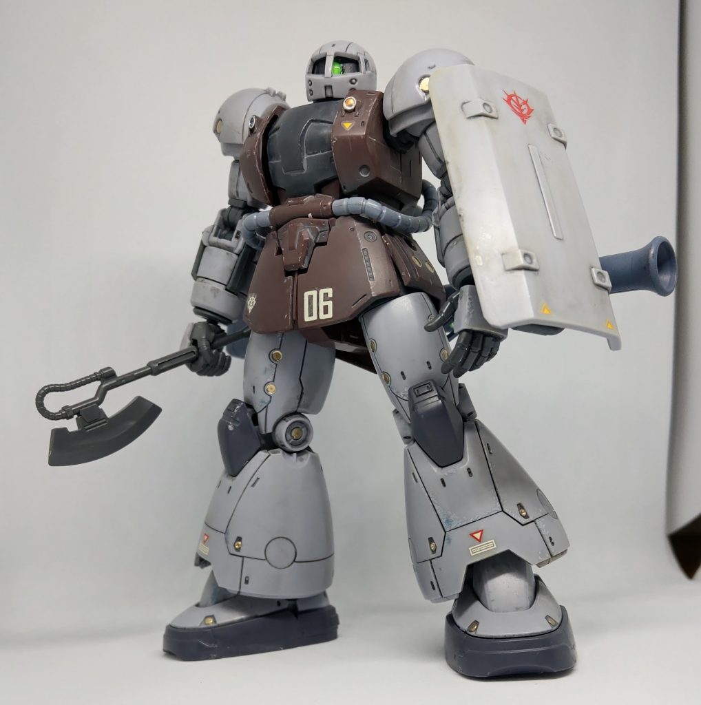 無改造。モノアイだけジャンクから貼りました。 