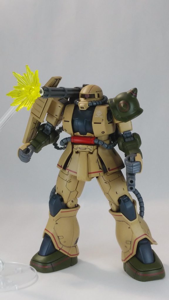  ガトリング砲での砲撃イメージ。