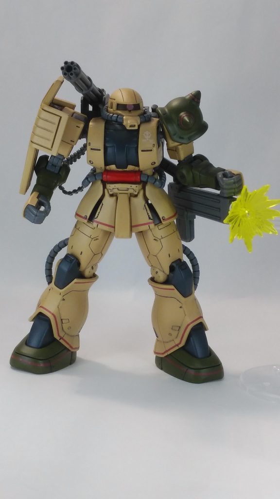 ビッグ・ガンによる射撃イメージ。