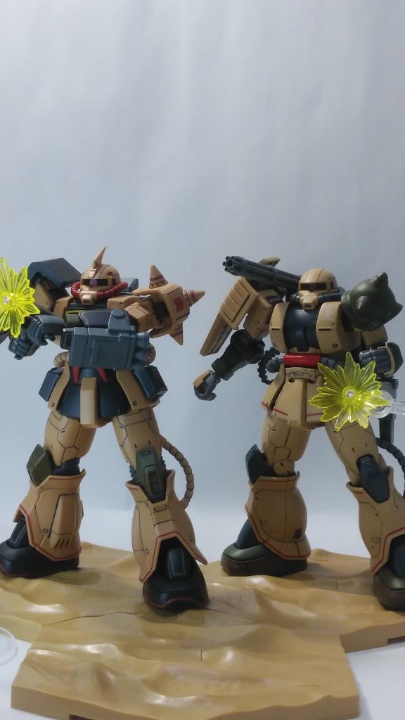 迎撃態勢。アフリカ戦線のイメージで。