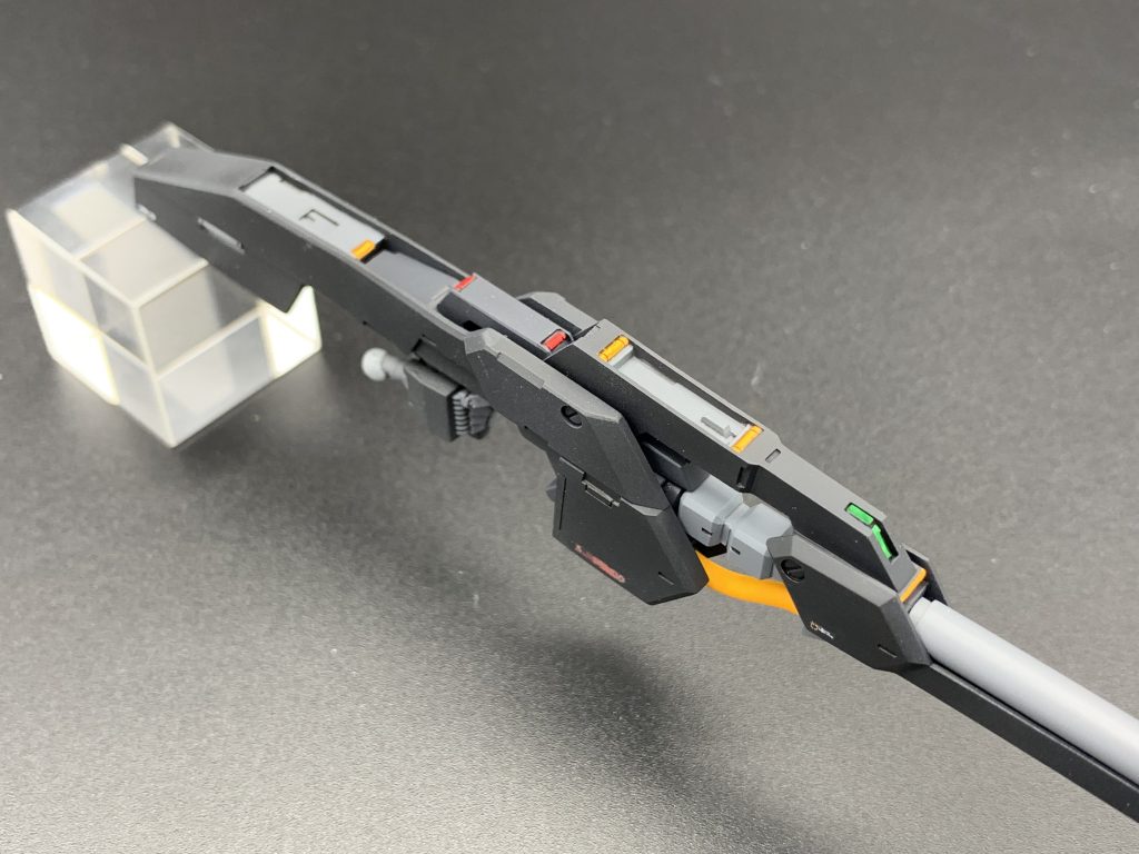 塗り分け④ロングライフル アップ塗り分けのおかげでかなりいい感じに仕上がりました。