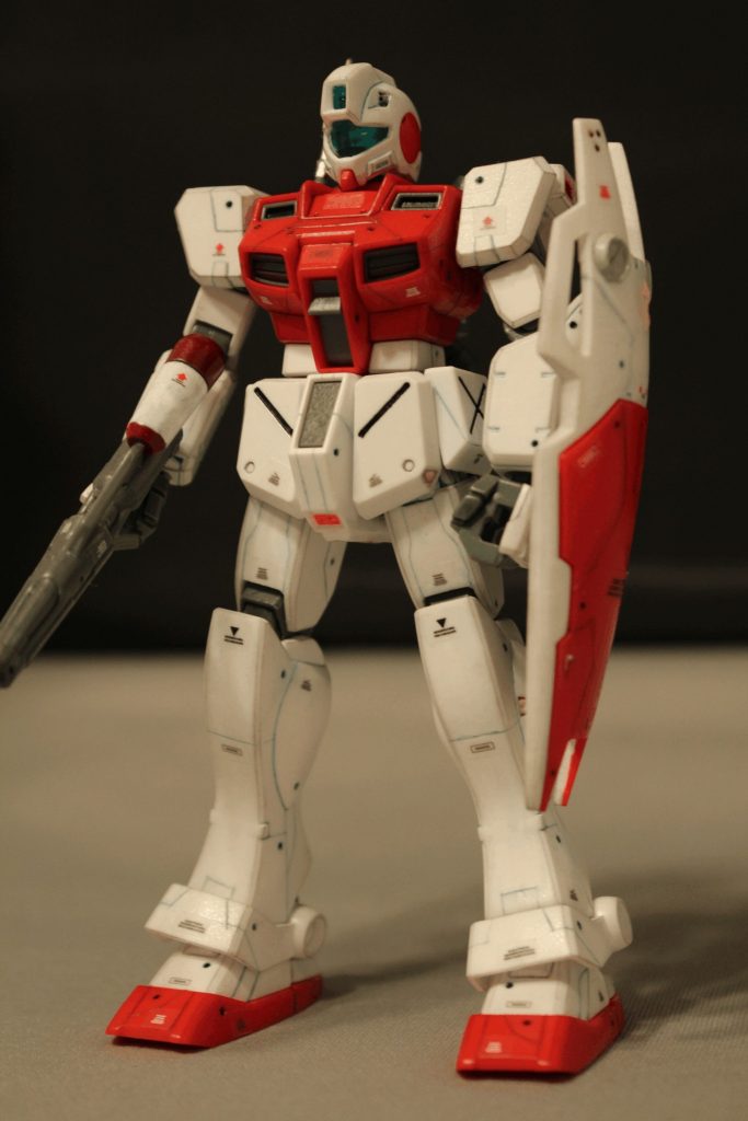 合わせ目消し、スジ彫り、パステル、ドライブラシ、適当に余ってたデカール 