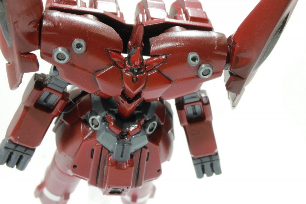 こちらもつや消し前。実は配色をところどころ間違ってます。ご覧いただき、ありがとうございました！