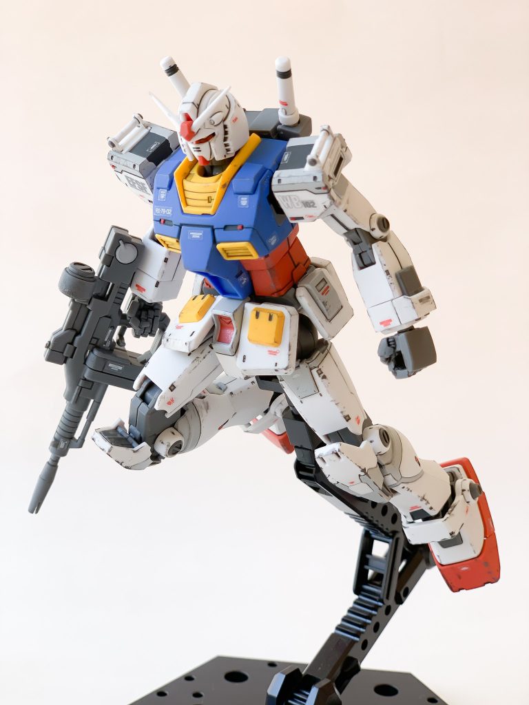 HG　RX-78-02 ガンダム　筆塗り部分塗装仕上げ