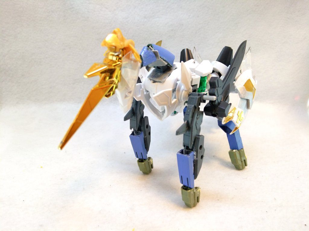 一角獣首から上はかなり加工しました･･･ﾒﾁｬｸﾁｬﾂｶﾚﾀ･･････最後まで見ていただきありがとうございました！(^_^)ﾉ