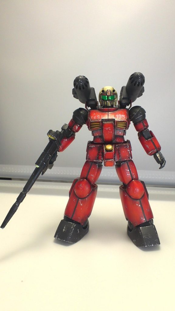 スプレーガンは色を間違いました。　