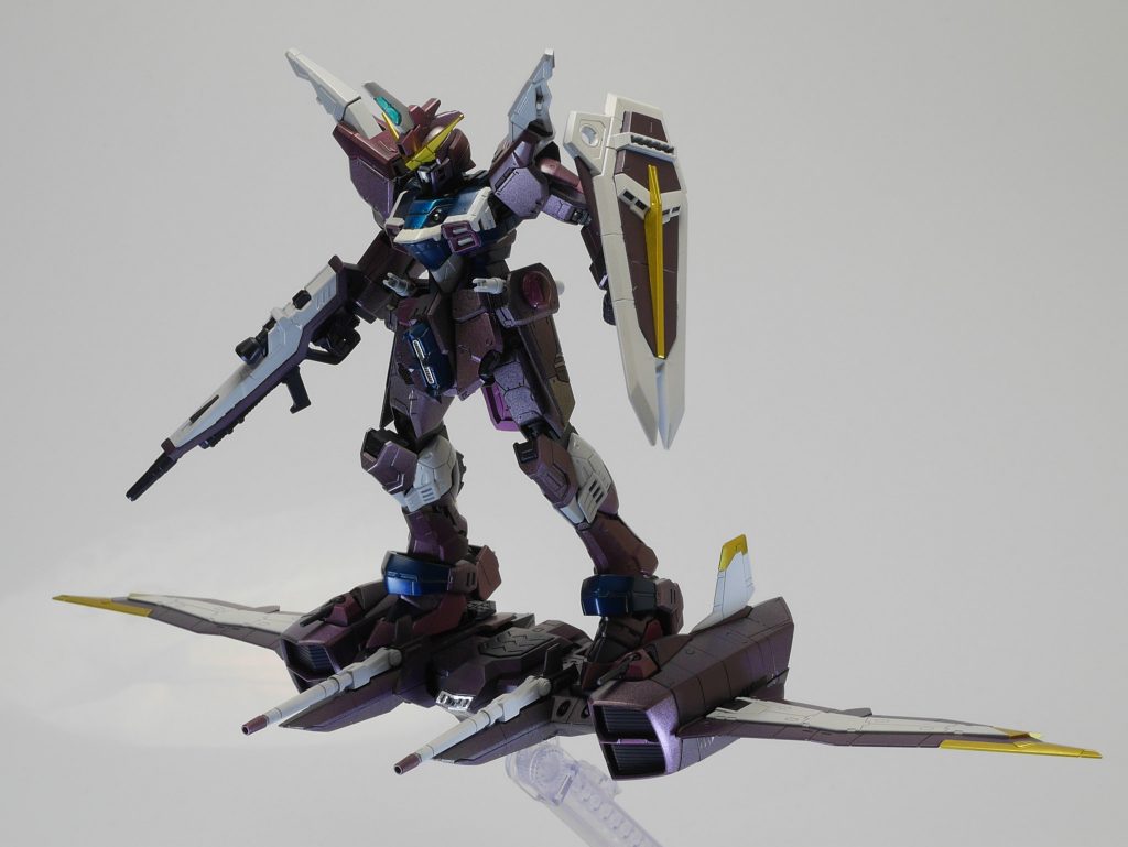 リフターに乗って。